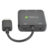 Techly Extraktor zvuku HDMI stereo/zvuk 5.1 kanála 4K 3D IDATA HDMI-VGA8
