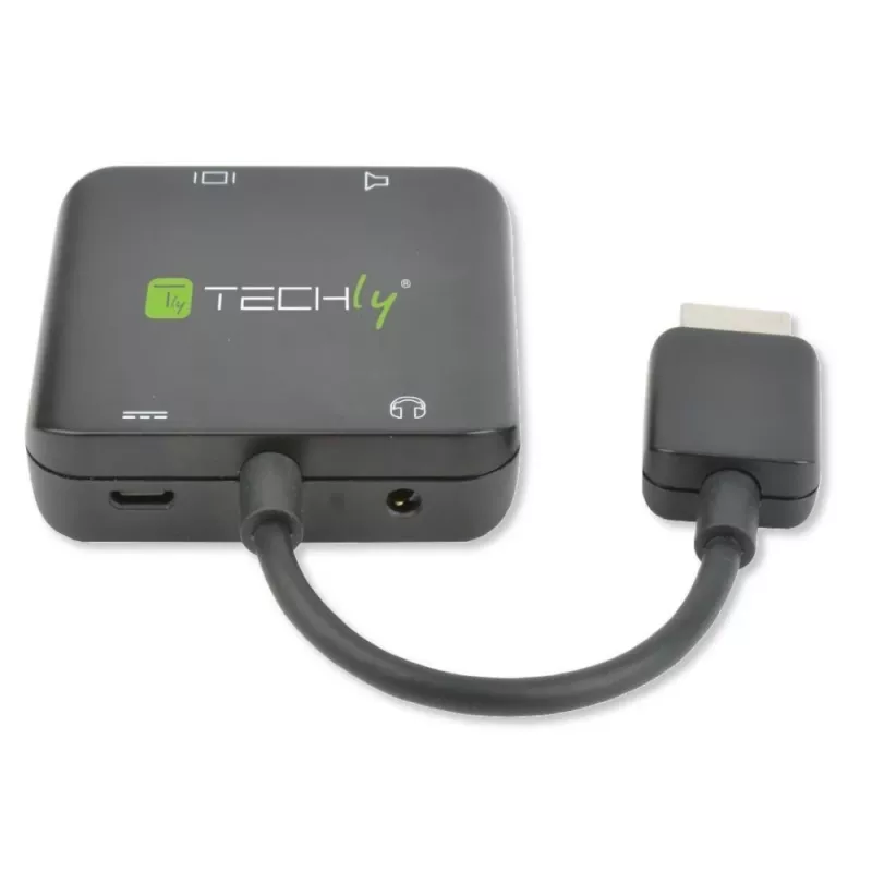 Techly Extraktor zvuku HDMI stereo/zvuk 5.1 kanála 4K 3D IDATA HDMI-VGA8