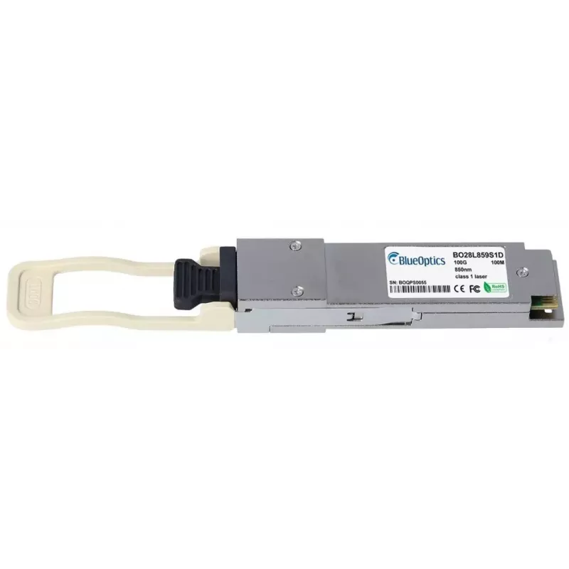 Sklenené vlákno transceiver modul BlueOptics AOM-MMA1B00-C100D-MLN-BO QSFP28 100m