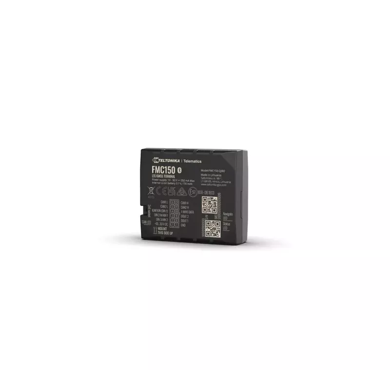 GPS tracker Teltonika FMC150 auto čierny 0,128 GB batéria 6h