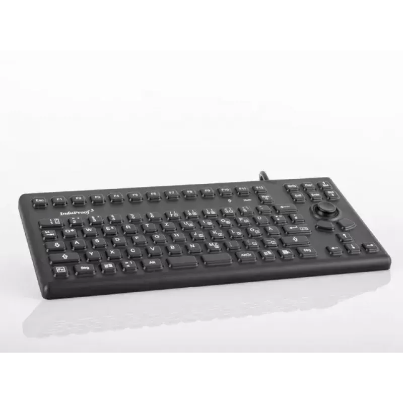 Klávesnica GETT TKG-086-MB-IP68-čierna priemyselná USB QWERTZ nemecká