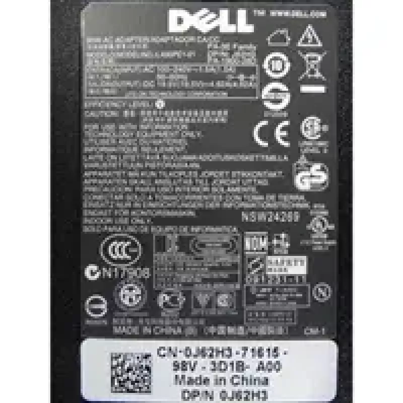 DELL J62H3 napájací zdroj/adaptér interiérový 90 W čierny