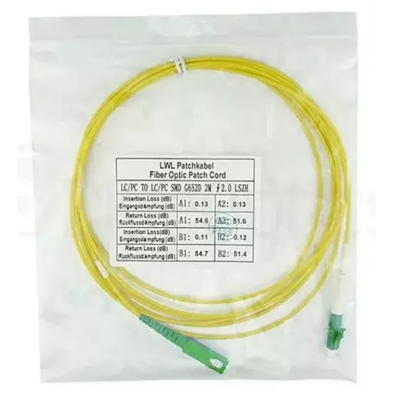 BlueOptics SFP2122BU5MM InfiniBand optický kábel 5 m LC SC žltý