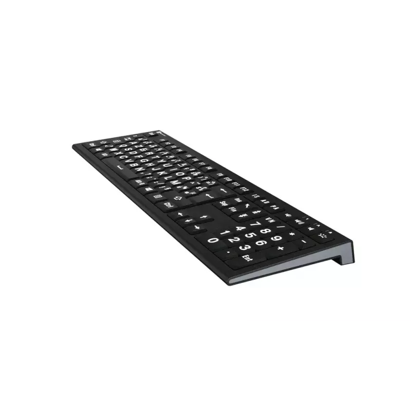 Klávesnica Logickeyboard LKB-LPWB-A2PC-FR Universal USB AZERTY francúzska čierna