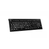 Klávesnica Logickeyboard LKB-LPWB-A2PC-FR Universal USB AZERTY francúzska čierna