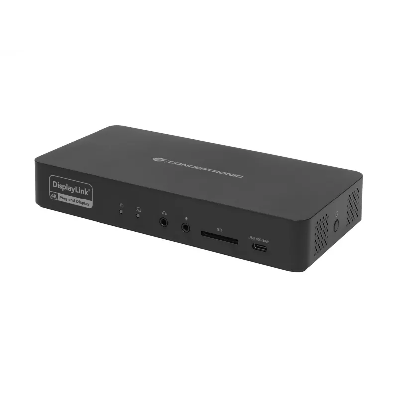 Conceptronic DONN31B 17-in-1 DisplayLink dokovacia stanica USB 3.2 Gen 2