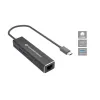 Conceptronic ABBY14B 2.5G Ethernet USB 3.2 Gen 1 adaptér s USB hubom, 2.5GbE, USB-A x 2, USB-C x 2