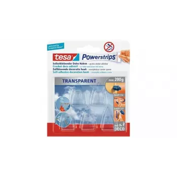 Univerzálny háčik TESA Powerstrips Indoor transparentný 5 ks