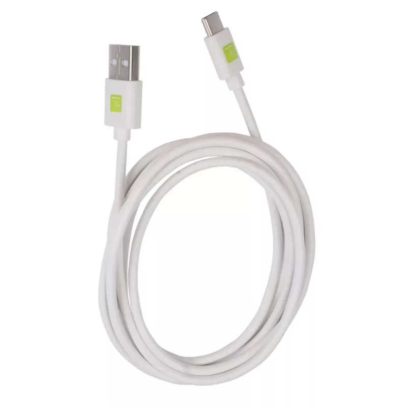 Techly ICOC MUSB20-CMAM20TW USB kábel USB 2.0 2 m USB A USB C biely