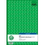 Zošit Sigel KG429 A4 50 listov zelená biela