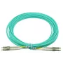 BlueOptics AJ835A InfiniBand optický kábel 2 m LC aqua OM3