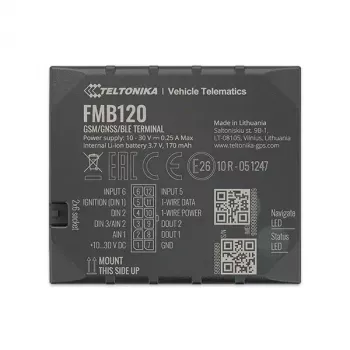 Teltonika FMB120 auto čierny prachuvzdorný GPS tracker