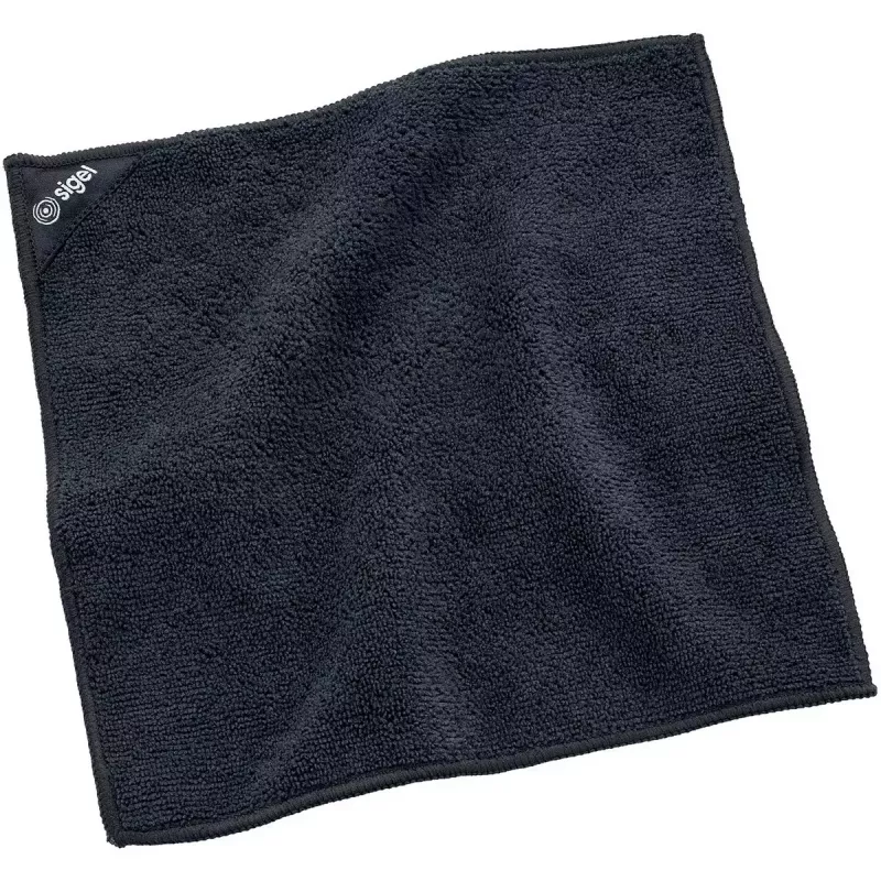 Sigel BA110 utierka z mikrovlákna pre sklenené tabule, čierna