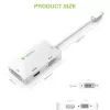 Techly adaptér 3 v 1 Mini DisplayPort (Thunderbolt) na HDMI / DVI / VGA IADAP MDP-COMBOF12