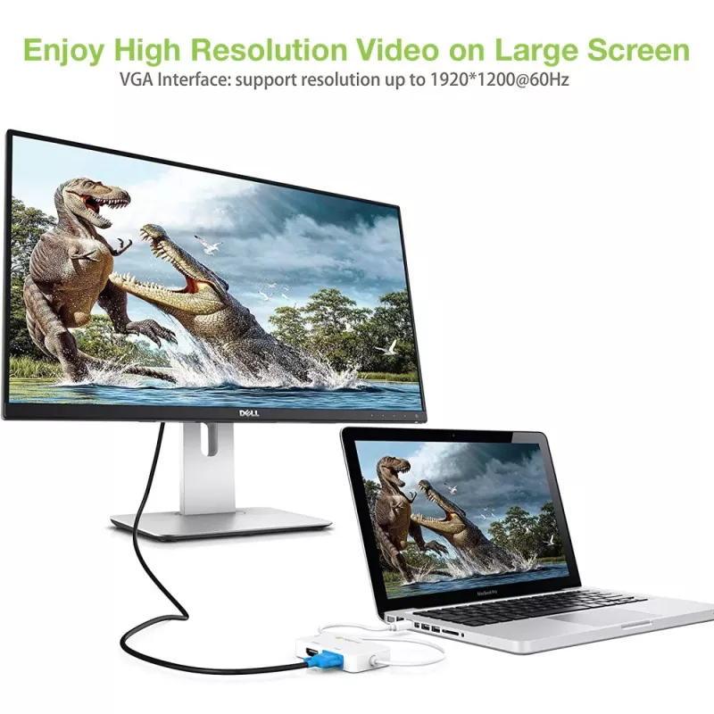 Techly adaptér 3 v 1 Mini DisplayPort (Thunderbolt) na HDMI / DVI / VGA IADAP MDP-COMBOF12