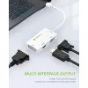 Techly adaptér 3 v 1 Mini DisplayPort (Thunderbolt) na HDMI / DVI / VGA IADAP MDP-COMBOF12