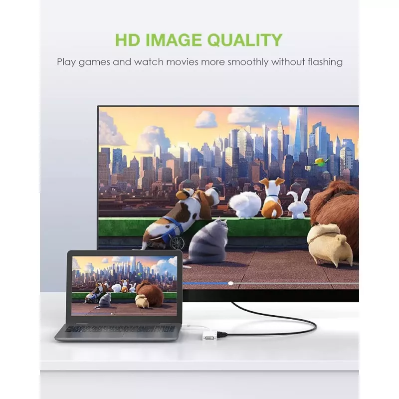 Techly adaptér 3 v 1 Mini DisplayPort (Thunderbolt) na HDMI / DVI / VGA IADAP MDP-COMBOF12