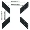 Techly univerzálny adaptér pre VESA 200x200 až 400x400 čierny ICA-LCD G11A