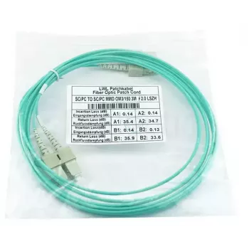 BlueOptics SFP3232EU1MK InfiniBand kábel z sklenených vlákien 1 m SC zelený