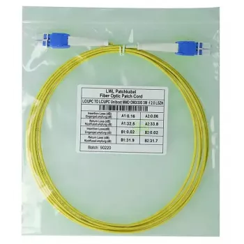 Optický kábel BlueOptics SFP8181BU0.5MK 0,5 m LC žltý