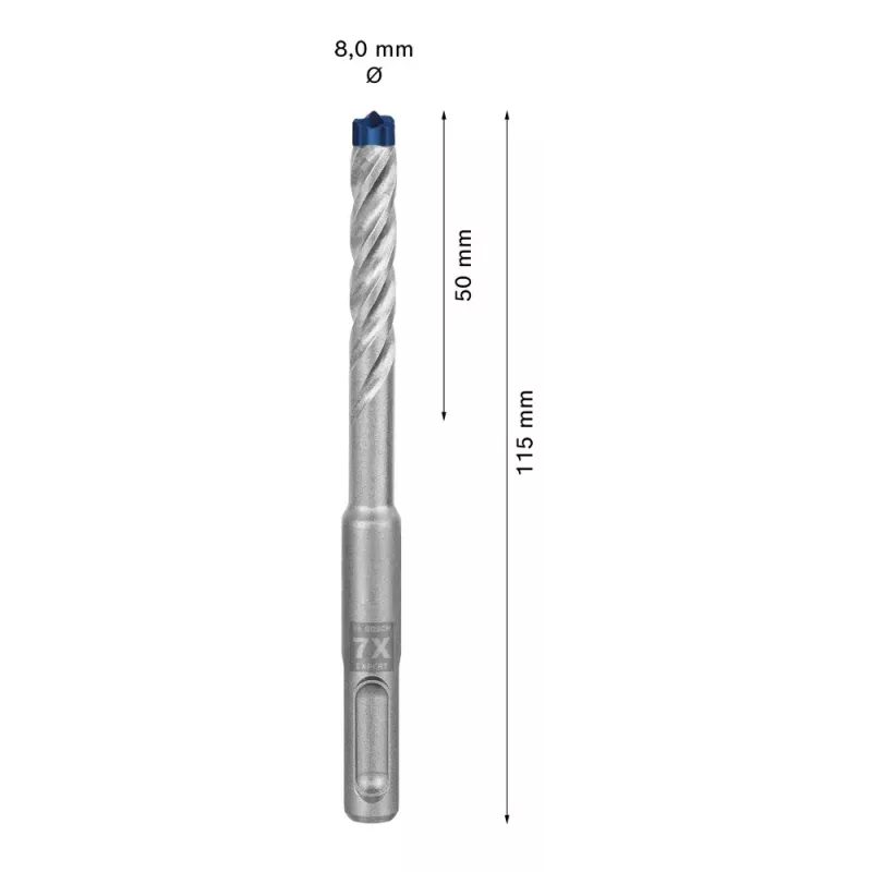 Vrták Bosch SDS plus-7X 8 mm 115 mm