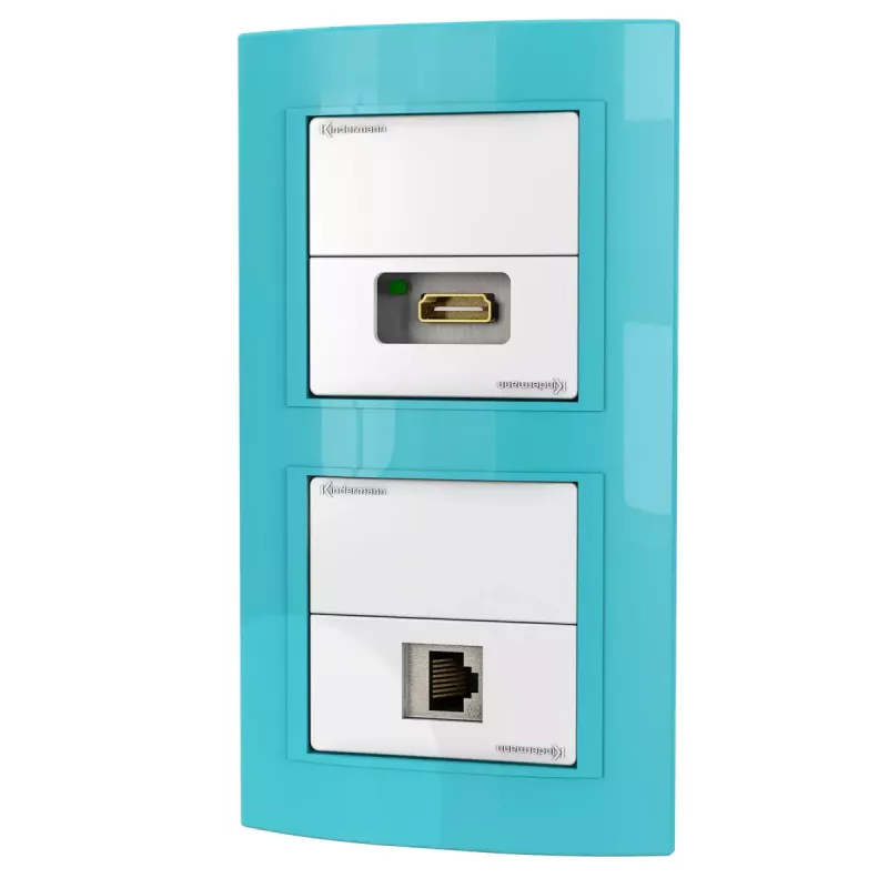 Zásuvkový modul RJ-45 + HDMI Kindermann 7456 000 544