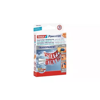 Montážne lepidlo TESA Powerstrips transparentné DECO