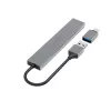 Hama 00200141 rozbočovač rozhraní USB 3.2 Gen 1 (3.1 Gen 1) Type-A 5000 Mbit/s sivý