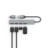 Hama 00200141 rozbočovač rozhraní USB 3.2 Gen 1 (3.1 Gen 1) Type-A 5000 Mbit/s sivý