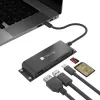 Techly IADAP-USBC-935 dokovacia stanica/port replikátor káblový USB 3.2 Gen 1 (3.1 Gen 1) Type-C čierny