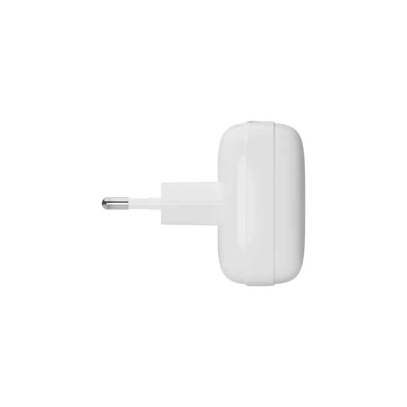 Nástenná nabíjačka d bramante re-charge Pro EU plochá 2×USB-C 20W biela (Indoor)