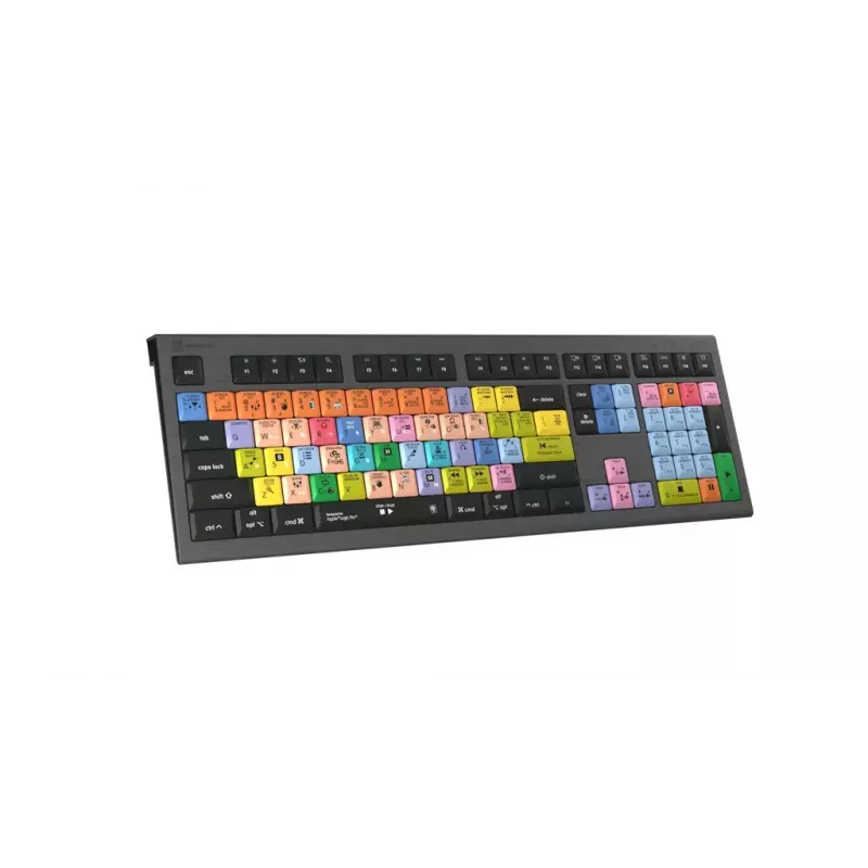 Klávesnica Logickeyboard LKB-LOGXP2-A2M-DE univerzálna USB QWERTZ nemecká čierna