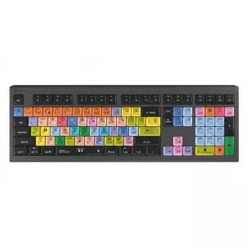 Klávesnica Logickeyboard LKB-LOGXP2-A2M-DE univerzálna USB QWERTZ nemecká čierna