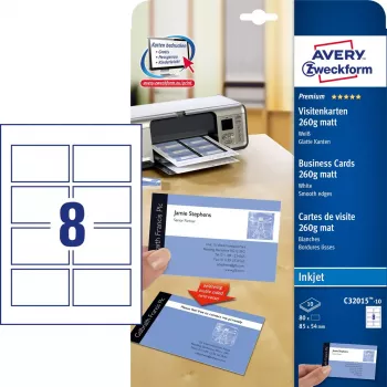 Papier na vizitky Avery C32015-10
