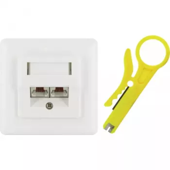 Sieťová zásuvka RJ-45 Schwaiger TDU2628532