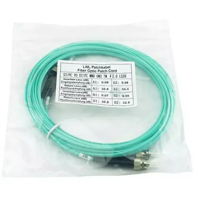 BlueOptics SFP3333EU2MK InfiniBand optický kábel 2 m ST modrý