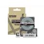 Epson matná páska – sivá/čierna 18 mm (8 m) – LK-5ABJ, čierna na sivej, LK, Rhino, LabelWorks LW-C410, LabelWorks LW-C610, 1,8 cm, 8 m