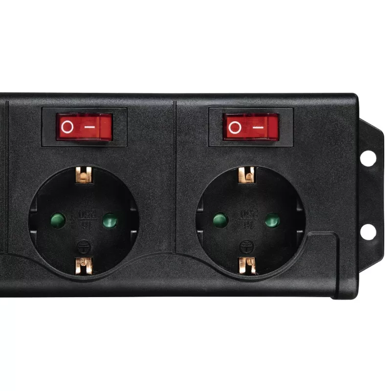 Hama 00137259 rozbočovač 1,4 m 6 AC zásuviek interiér čierny