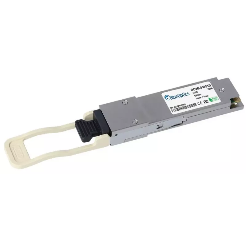 Sklenené vlákno transceiver modul BlueOptics TRX-100GBE-SR4-FIN-BO 100000 Mbit/s QSFP28