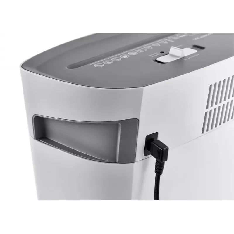 Skartovačka Dahle PaperSAFE 100 krížový rez 70 dB 22 cm sivá biela