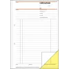 Obchodný formulár Sigel SD015 A4 biely žltý 80 listov