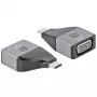 Techly IADAP USBC-VGAC USB grafický adaptér 1920 x 1200 pixelov čierny, strieborný
