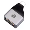 Techly IADAP USBC-VGAC USB grafický adaptér 1920 x 1200 pixelov čierny, strieborný