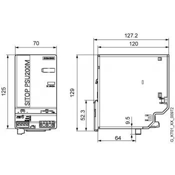 Siemens 6EP1333-3BA10 napájací zdroj interiérový viacfarebný