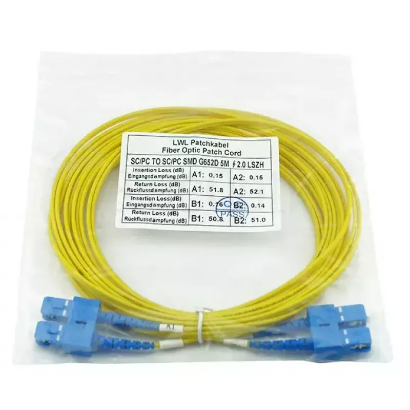 BlueOptics SFP3232BU2MK InfiniBand optický kábel 2 m SC žltý