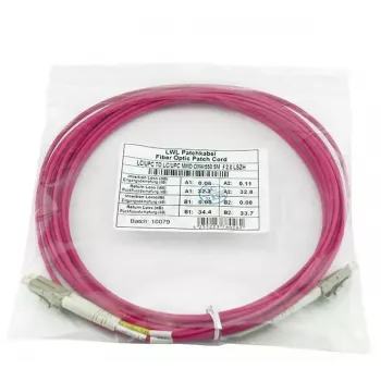 BlueOptics QK732A-BO InfiniBand/optický kábel 1 m LC fialový
