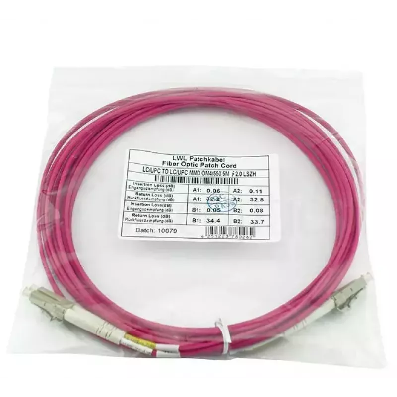 BlueOptics QK732A-BO InfiniBand/optický kábel 1 m LC fialový