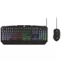 MediaRange MRGS102 herná klávesnica a myš USB QWERTZ čierna RGB