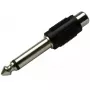 Adaptér RCA Schwaiger KHA4010 533 6,3 mm čierny