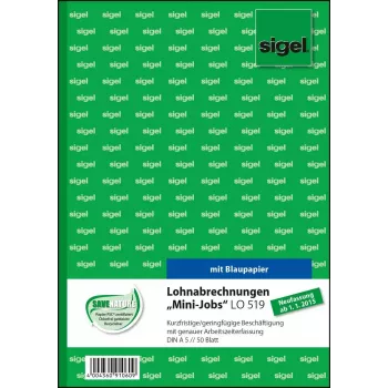 Obchodný formulár Sigel LO519